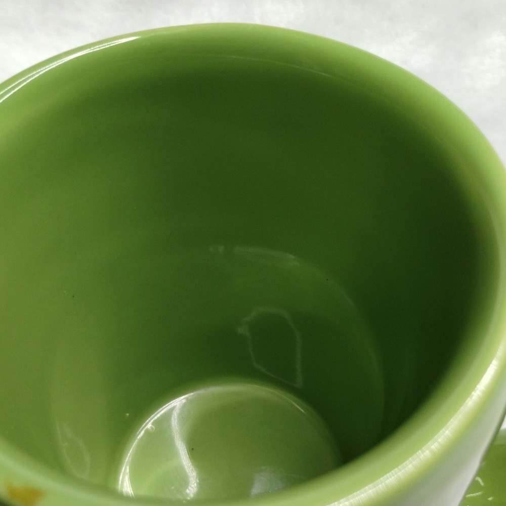 Wake & Bake Coffee Co. Lime Green Ceramic Pipe Mug Novelty Coffee Cup 420 - Picture 4 of 10